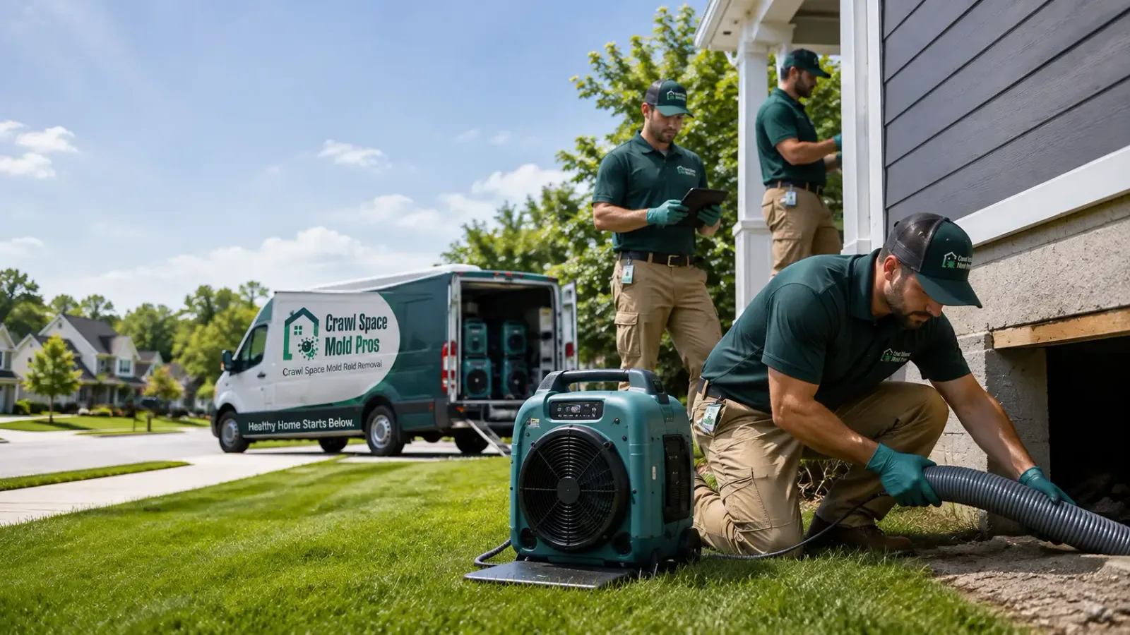 Crawl Space Mold Removal in Bejou, MN